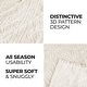 preview thumbnail 69 of 95, Superior Arctic Boho Jacquard Plush Fluffy Fleece Blanket