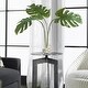 preview thumbnail 2 of 4, Uttermost 60181 Ibero 30" Tall Glass and Stone Faux Flora Planter