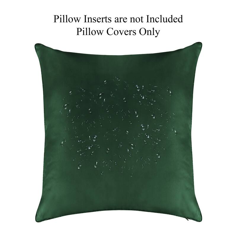 A1HC All-weather Waterproof Outdoor Throw Pillow Covers, Set of 2