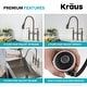 preview thumbnail 8 of 66, Kraus Allyn Traditional 3-Function Bridge Pulldown Kitchen Faucet