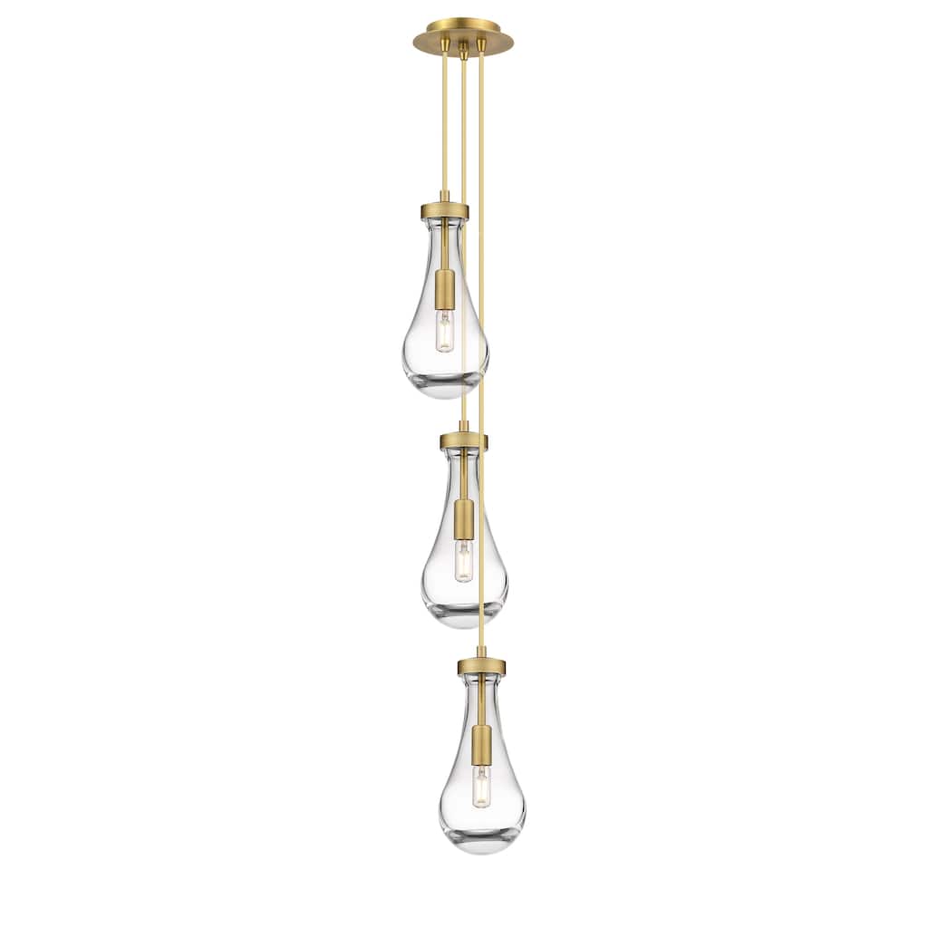 Innovations Lighting Malone - 6 Light 6" Cord Hung Multi Pendant - 6" Canopy