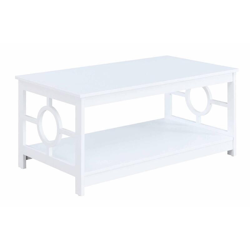 Convenience Concepts Ring Coffee Table with Shelf