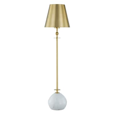 Liberty 32" Buffet Lamp with Metal Shade, Marble