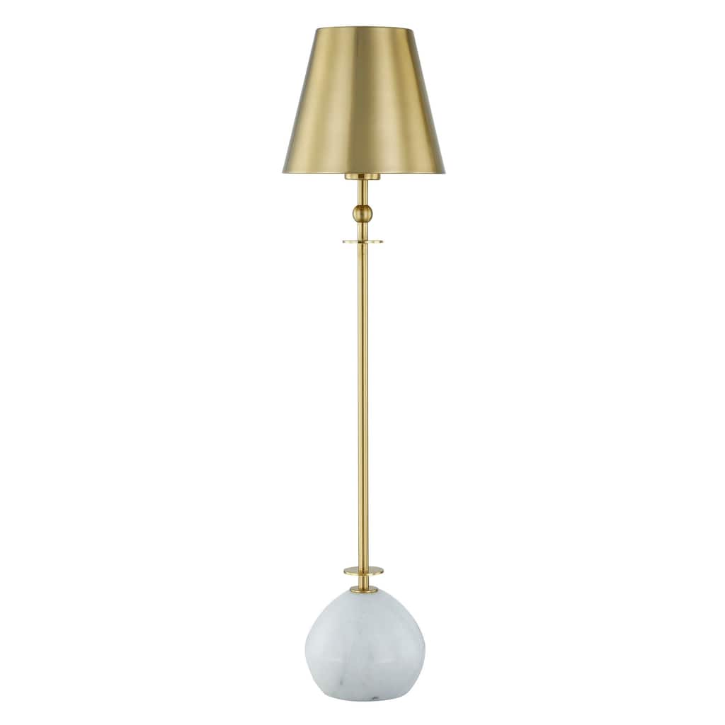 Liberty 32" Buffet Lamp with Metal Shade, Marble