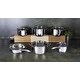 preview thumbnail 3 of 1, Berlinger Haus 12-Piece Stainless Steel Cookware Set, Steel Collection