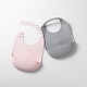 preview thumbnail 2 of 10, Roll & Lock 2 Pack Bib Dove Grey + Cotton Candy