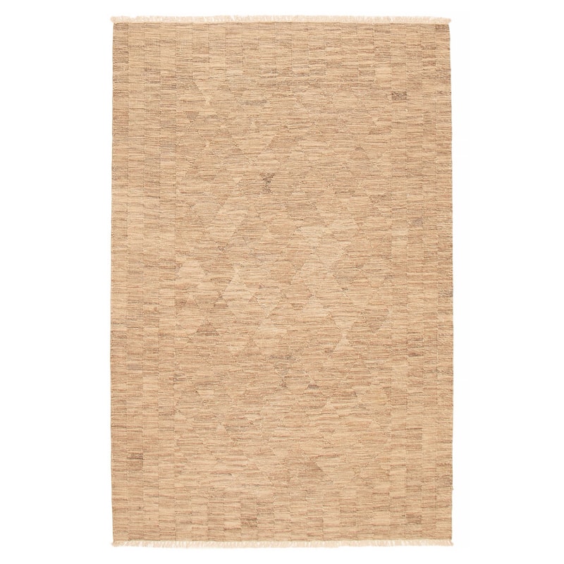 Ankara FW Taupe Kilim 5'3" x 8'1" - 5'3 x 8'1 - Taupe - 5'3 x 8'1