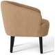 preview thumbnail 13 of 71, Bayville Sherpa Polyester Upholstered Barrel Chair - Faux Shearling