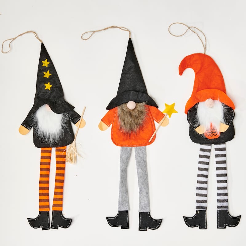 26" Hanging Gnome, Set of 3