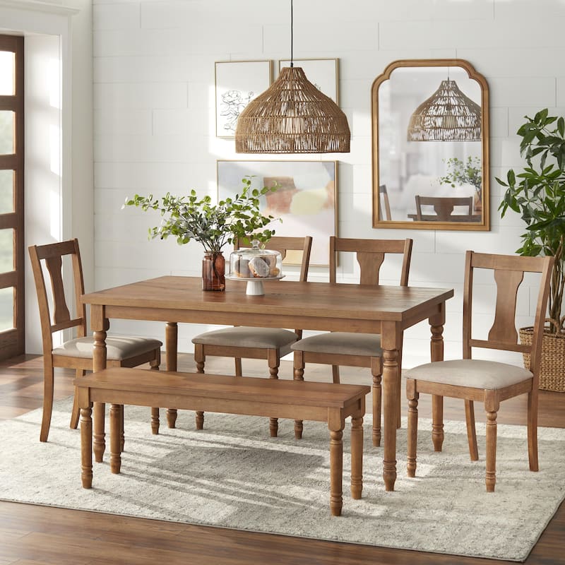 Simple Living Burntwood Dining Bench