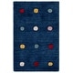 preview thumbnail 9 of 26, SAFAVIEH, Kids Jerilynn Polka Dot Wool Rug 2' x 3' - Navy