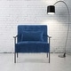 preview thumbnail 16 of 46, MCombo set of 2 Modern Accent, Ergonomics Lounge Chair for Living Room, Chenille, HQ417