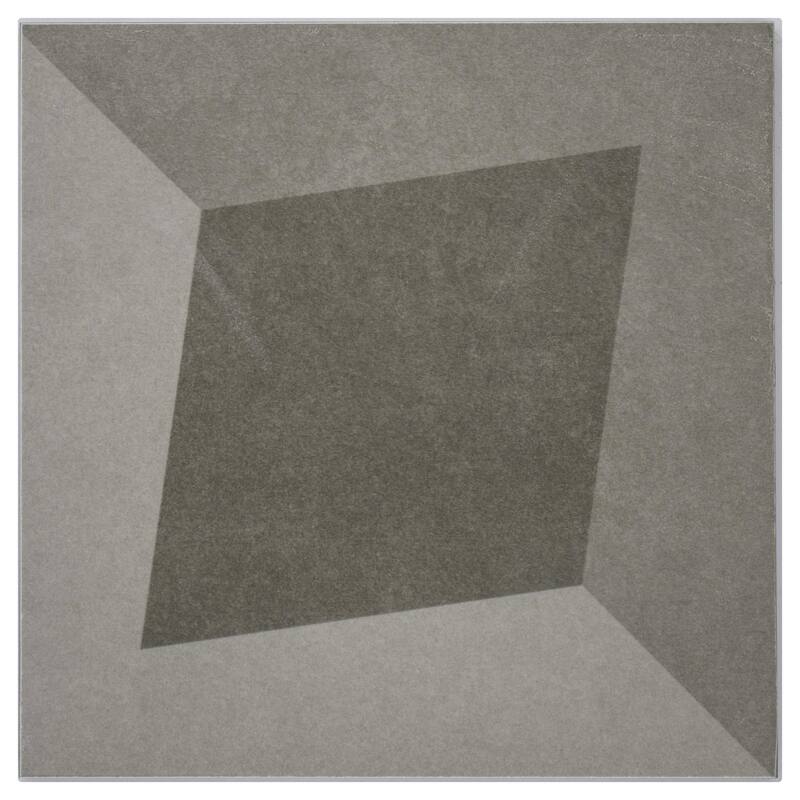 Cruz Bay Studio MKT61127 Shadows - 8" x 8" Encaustic Floor and Wall