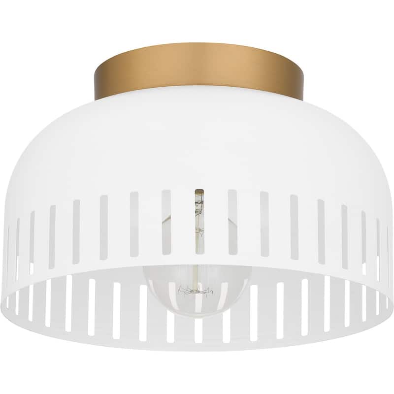 Quoizel Flush Mount One Light Flush Mount - Matte White