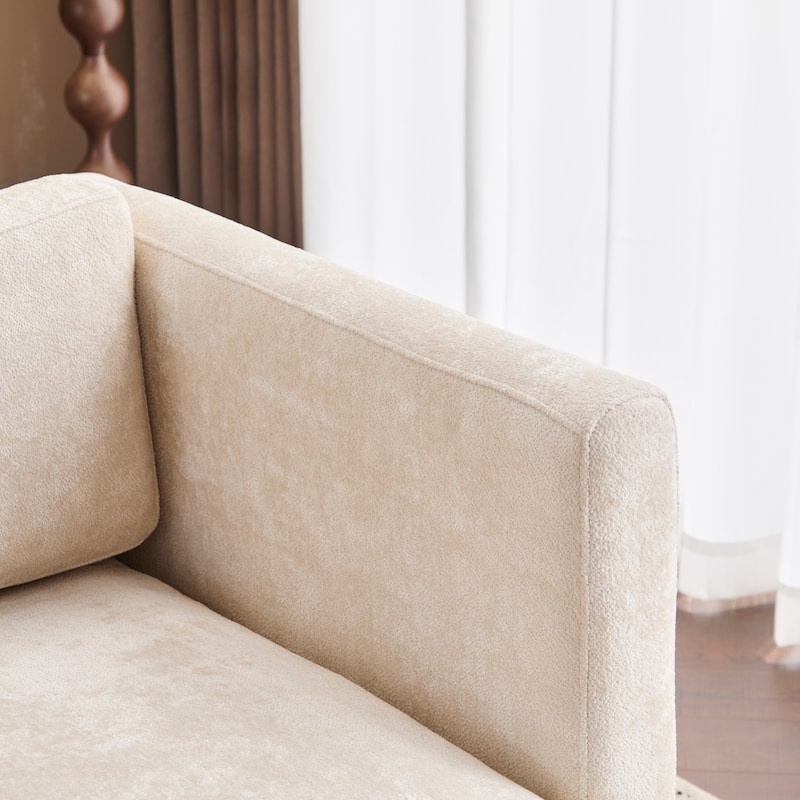 Christopher Knight Home - Luxe Modern Upholstered Sofa with Solid Wood Base