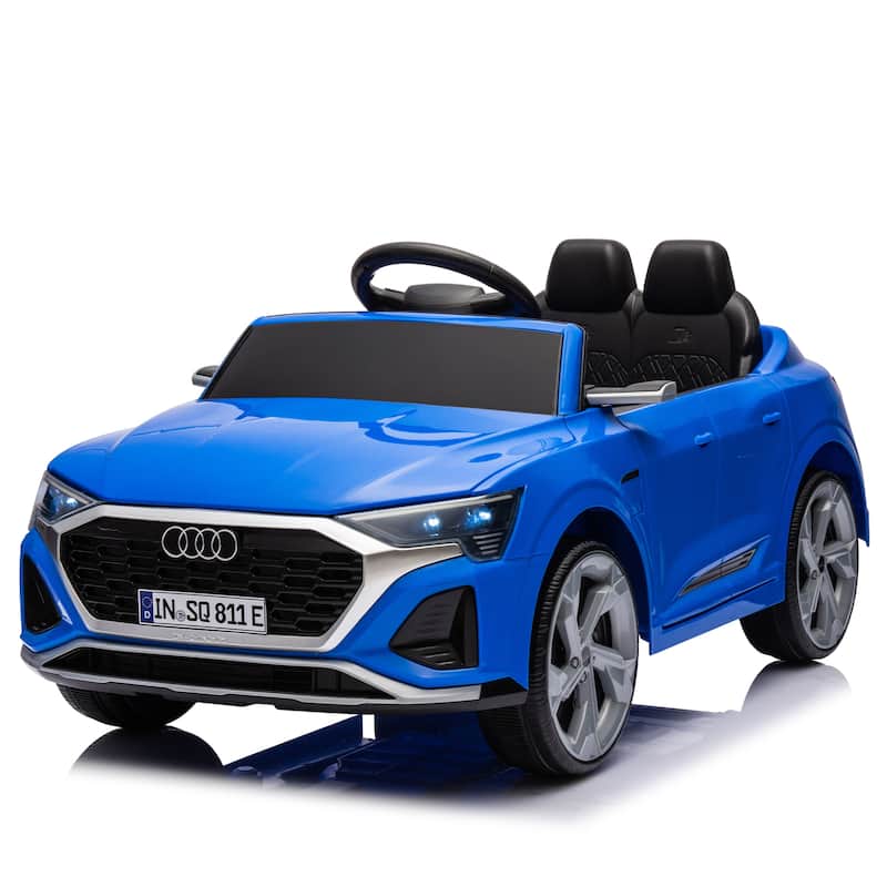 12V Kids Ride On Electric Car W/Parents Remote Control,Licensed Audi Sq8 For Kids,Volume Control,For Kids Aged 3-6.