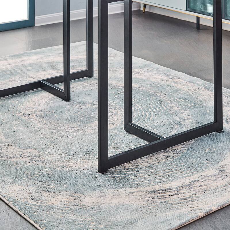 Homy Casa 55'' W Rectangular Transparency Dining Table