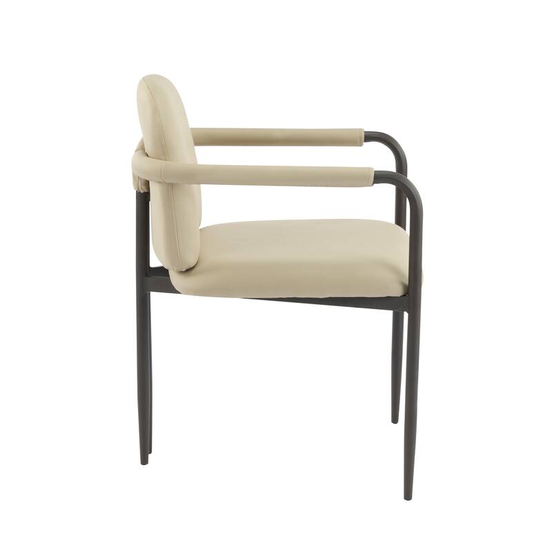 Upholstered Arm Chair Dining Chairs (Set of 2)