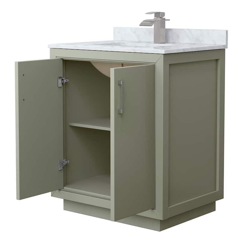 Wyndham Collection WCF1111-30S-NAT-MXX Icon 30" Free Standing Single