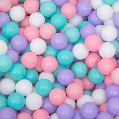 Ball Pit Balls 1000 Count for Kids, Colorful Phthalate Free BPA Free Baby Toddler Play Balls for Kids Toddlers - Purple