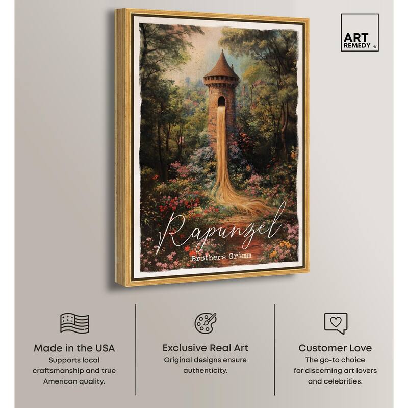 Rapunzel Classic Canvas by Art Remedy