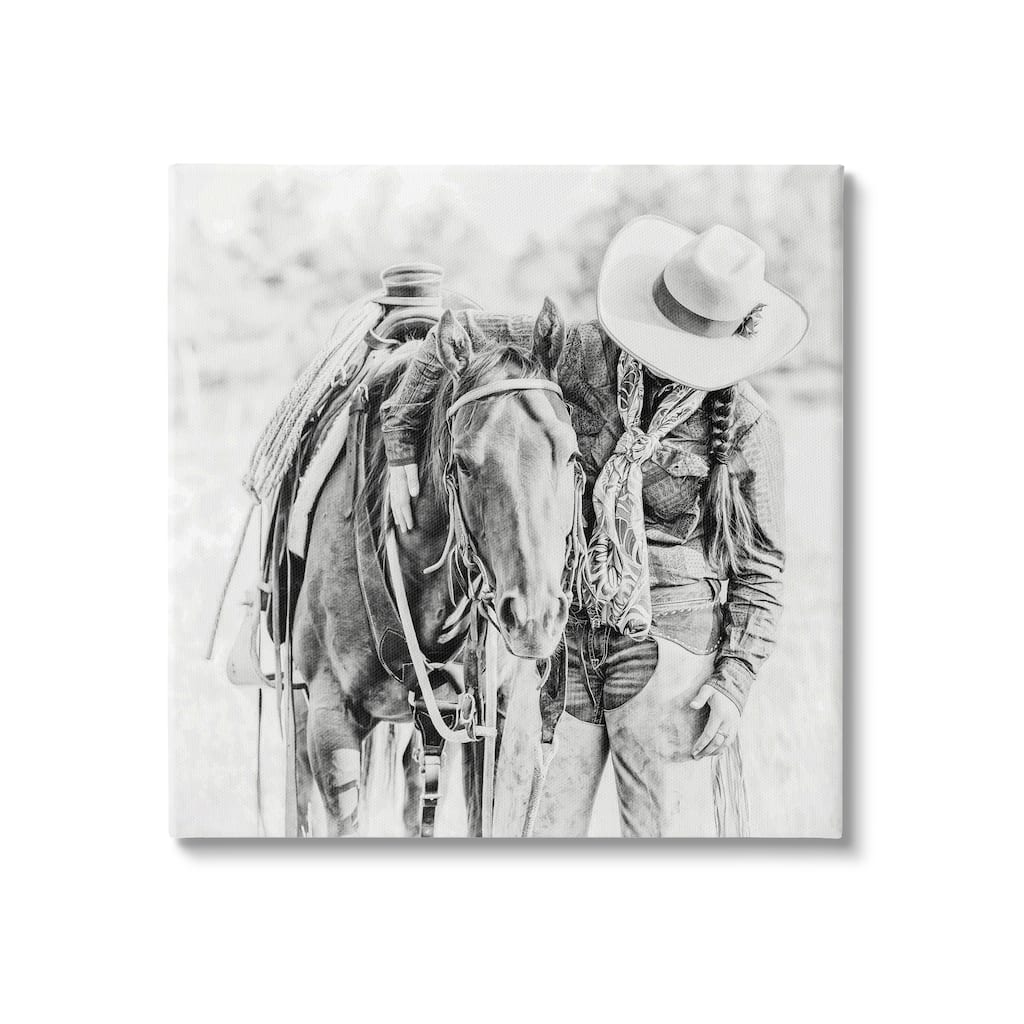 Stupell True Love Cowboy Photography Canvas Wall Art Design by PBurchettePhoto