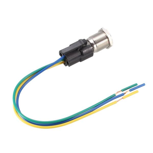 Shop Momentary Push Button Switch Flat Head 16mm Mounting Nc No Ac 250v 5a With Plug On Sale Overstock 29791822