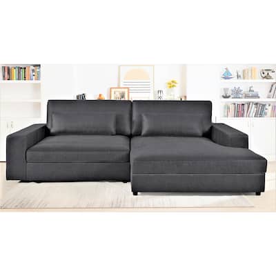 US Pride Furniture 105.52 inch Oversize Facing Chaise Sectional Sofa