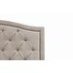 preview thumbnail 5 of 6, Abbyson Colette Tufted Cream Upholstered Bed