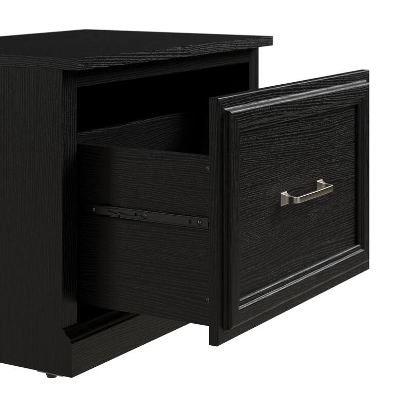 Woodland Full Entryway Storage Set with Coat Rack by Bush Furniture