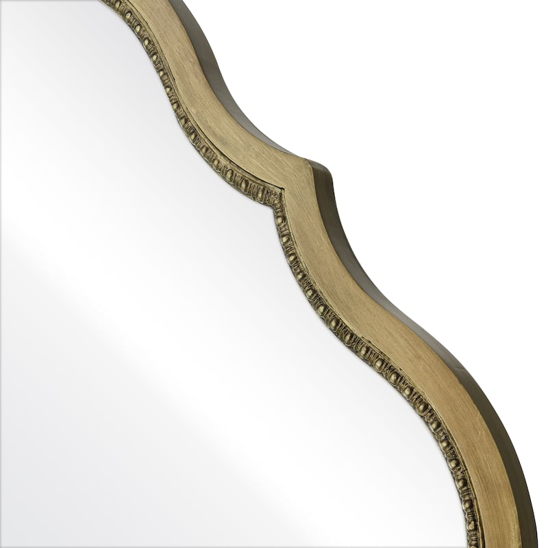 Elk Home Calgary Brass Wood Composite 23.5 Inch Wide Mirror