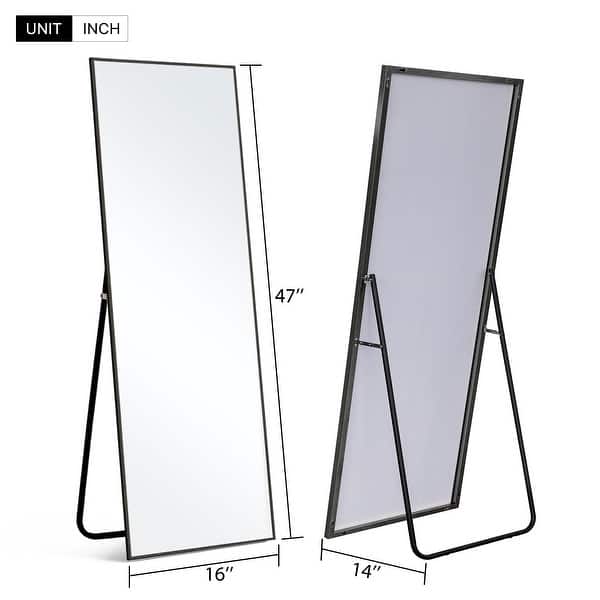Framed Floor Mirror Standing Holder Full Length Mirrors On Sale Bed Bath & Beyond 33993693