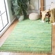 preview thumbnail 52 of 69, SAFAVIEH Hand-Woven Montauk Mitko Boho Cotton Fringe Rug 3' x 5' - Green - Rectangle