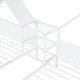 preview thumbnail 24 of 22, Twin Size Metal Double Platform Bed with Headboard and Nightstand