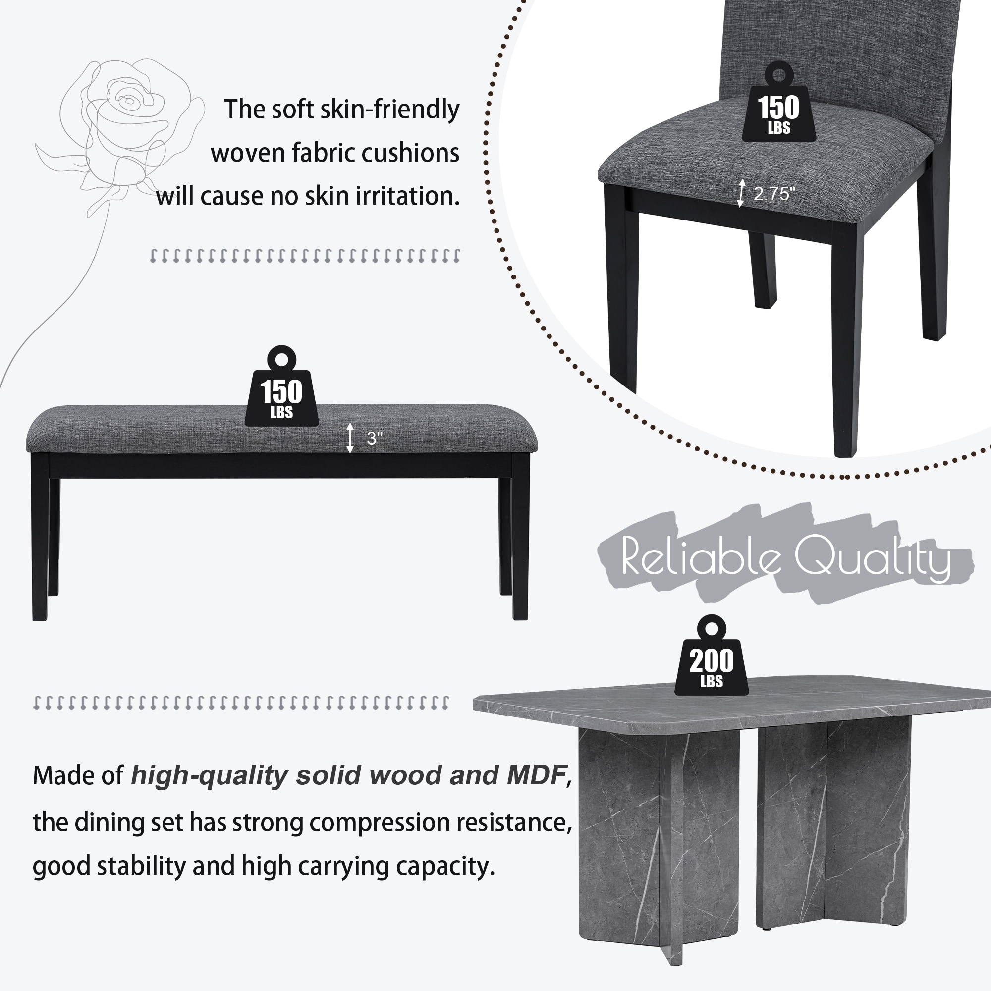 Dining table set under 150 cheap