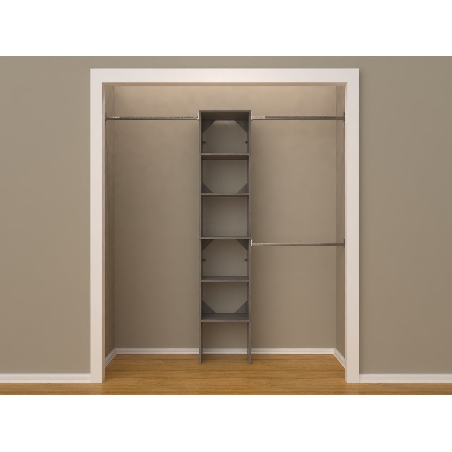 Shop Closetmaid Suitesymphony Starter Closet 16 Inch Wide Tower Kit Overstock 14416572