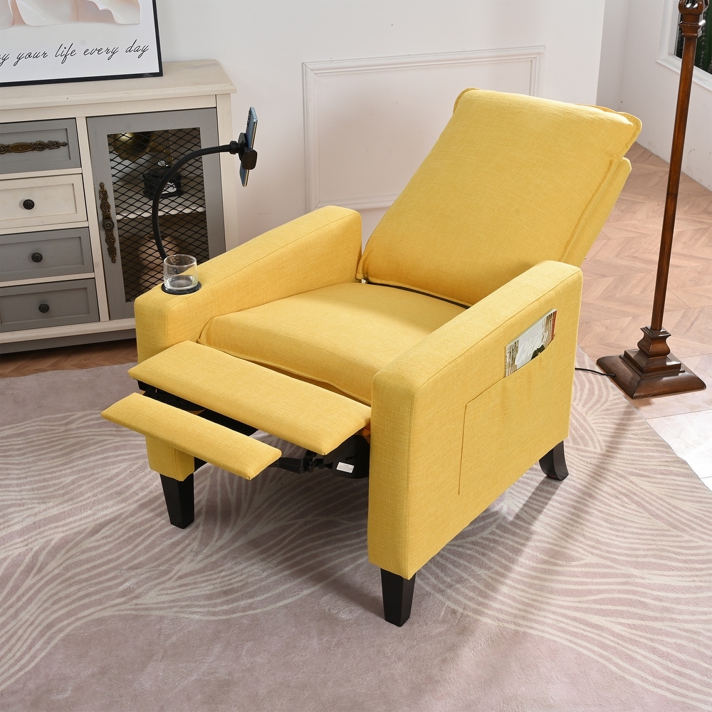 Small yellow recliner best sale