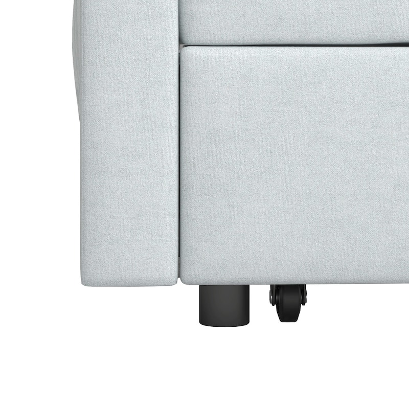 56" Convertible Loveseat Sofa Bed with Adjustable Backrest and Pull-out Bed