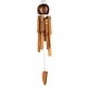 preview thumbnail 1 of 2, Woodstock Whole Coconut Bamboo Chime Medium 25"