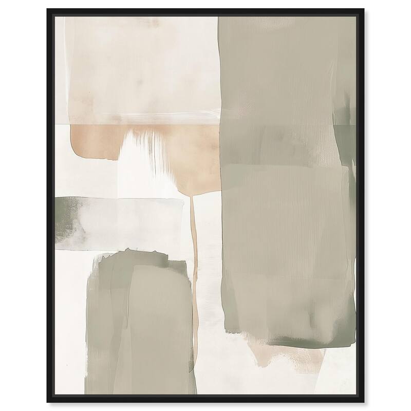 Autumn Reverie One Canvas by Art Remedy - 24" x 30" - Black