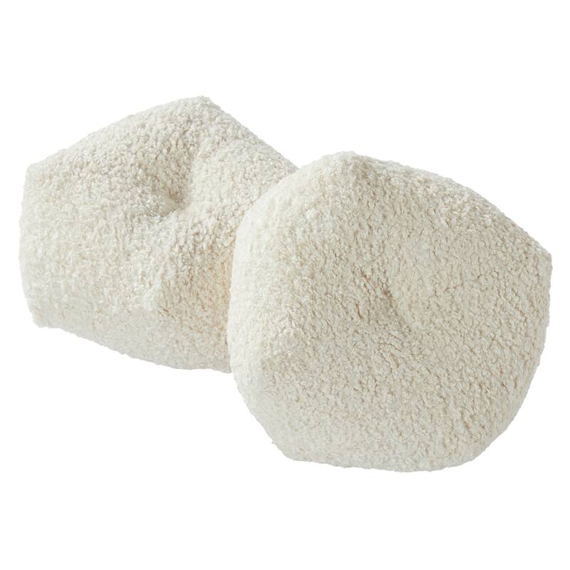 Sorra Home Indoor Soft-Textured Geo Pillows (Set of 2)