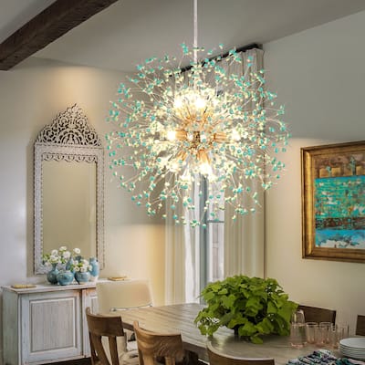 OYIPRO Modern Firework Sputnik Chandelier Crystal Pendant Lighting