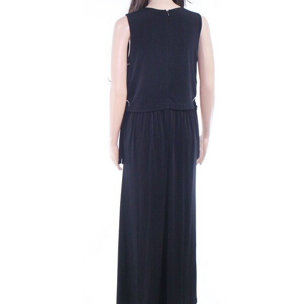 michael kors navy maxi dress