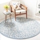 preview thumbnail 34 of 128, SAFAVIEH Handmade Jardin Fulga Wool Rug 3' Round - Ivory/Blue - Round