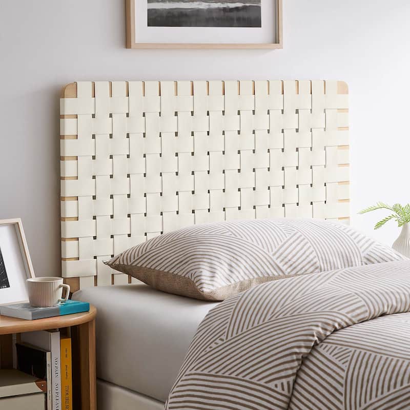 Sparta Twin/Full/Queen/King Vegan Leather Weave Headboard