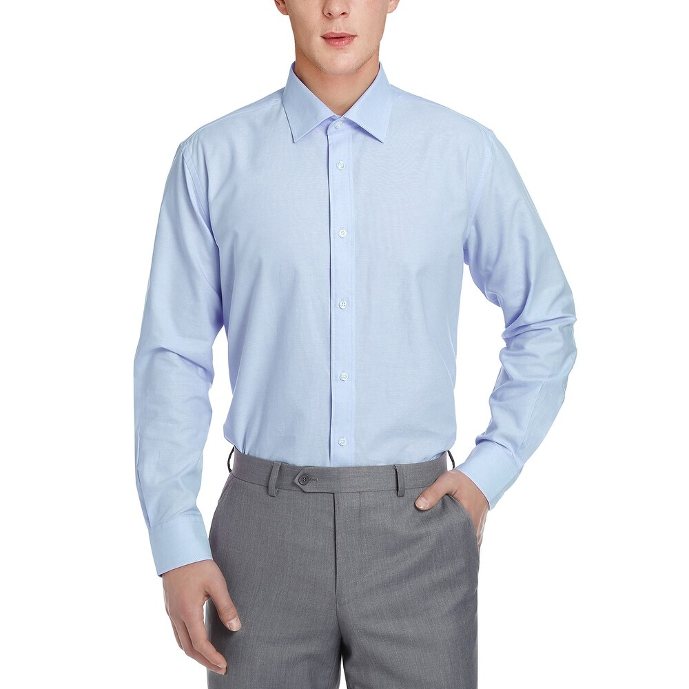 business casual blue shirt