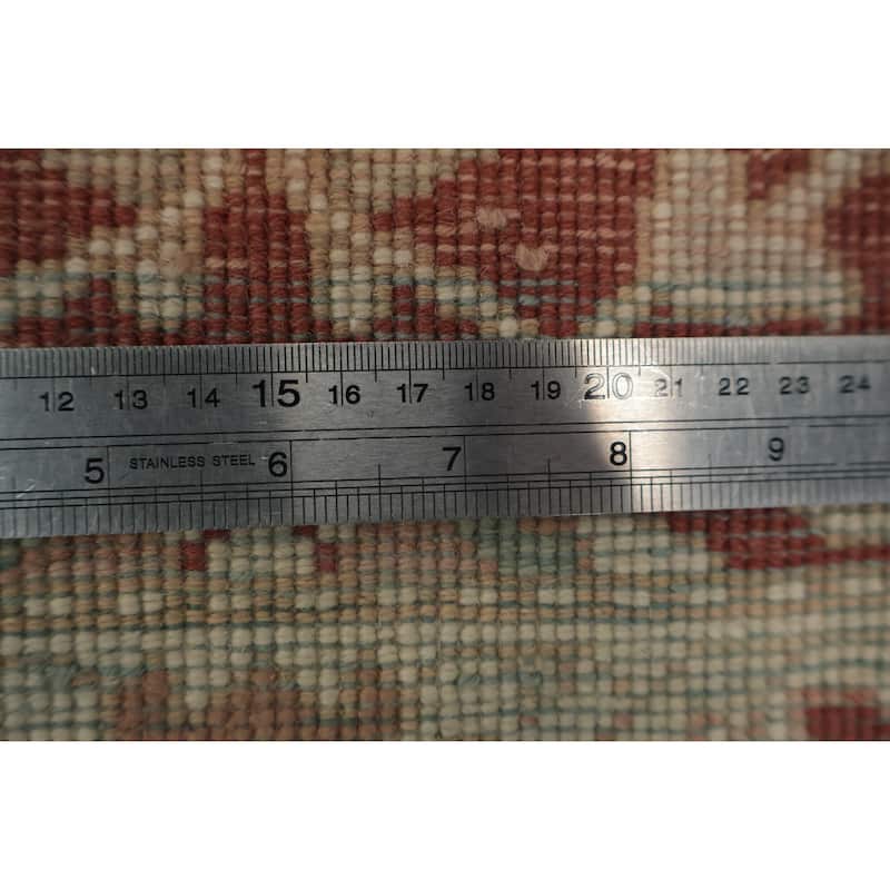 Hand Knotted Oriental 100% Wool Carpet Traditional All-Over Brown Ziegler Area Rug - 3' 10'' X 2' 0''