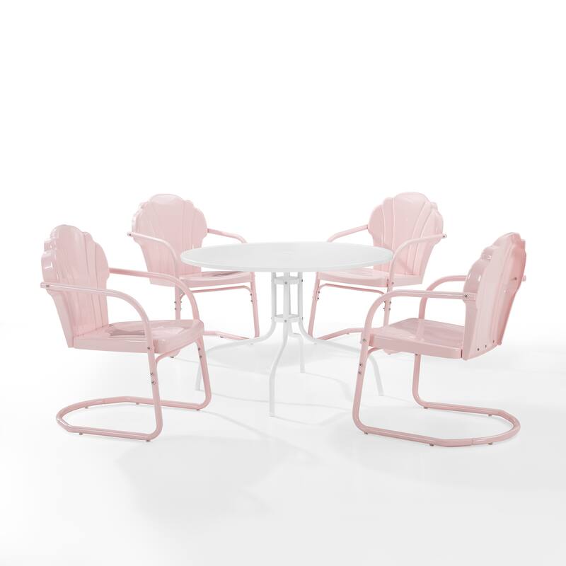 Crosley Tulip 5-piece Outdoor Dining Set - 98 W x 98 D x 32.88 H