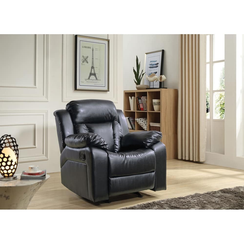 Copper Grove Sorgenfri Faux Leather Rocker Recliner Chair
