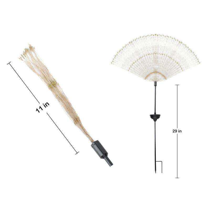 Solar LED Firework-Sparkler Garden Outdoor Christmas Holiday Stake Light
